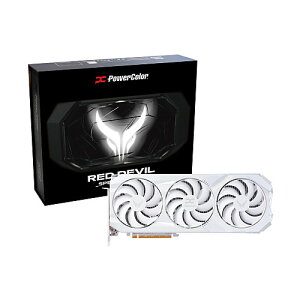 Red Devil Spectral White AMD Radeon RX 9070 XT 16GB GDDR6�@RX9070XT 16G-E/OC/WHITE
