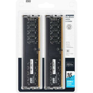 KLEVV KD48GU880-32N220D [�f�X�N�g�b�v�p / DDR4 SDRAM(288pin) / 16GB(8GB × 2��) / DDR4-3200 CL22-22-22-51 / DDR4 U-DIMM STANDARD MEMORY �V���[�Y]