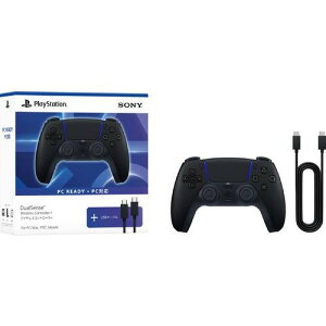 DualSense ���C�����X�R���g���[���[ �~�b�h�i�C�g �u���b�N+ USB�P�[�u�� for PC(CFIJ-15502)