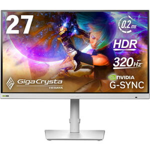 GigaCrysta KH-GDQ271RAW 27�C���` WQHD(2560x1440) �Q�[�~���O���j�^�[ 320Hz 0.2ms(GTG) AHVA�p�l�� �z���C�g