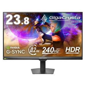 GigaCrysta KH-GD243UDB 23.8�C���` �t��HD �Q�[�~���O���j�^�[ 240Hz IPS�p�l�� �u���b�N