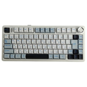 F75J-RP-GB �L��/USB����/Bluetooth�Ή� ���{��z��e���L�[���X(75%) Reaper���J�j�J���X�C�b�` Glacier Blue �Q�[�~���O�L�[�{�[�h