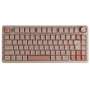 F75J-SV-PK �L��/USB����/Bluetooth�Ή� ���{��z��e���L�[���X(75%) Star Vector���J�j�J���X�C�b�` Pink �Q�[�~���O�L�[�{�[�h