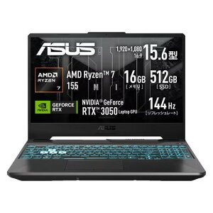 �Q�[�~���O�m�[�g TUF Gaming A15 FA506NC-R7165R3050 [15.6�^ /Ryzen 7 155 /RTX3050 /RAM:16GB /SSD:512GB /Windows 11 Home /�O���t�@�C�g�u���b�N]