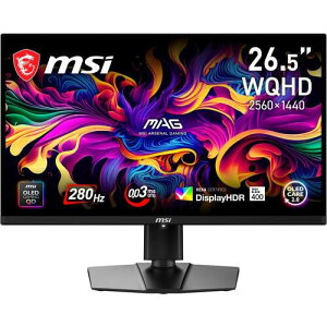 MAG 271QP QD-OLED X28�@26.5�C���` WQHD(2560x1440) �Q�[�~���O���j�^�[ QD-OLED 280Hz 0.03ms