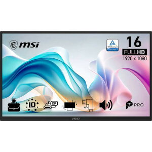 PRO MP161E6T 15.6�C���` �t��HD ���o�C�����j�^�[ IPS