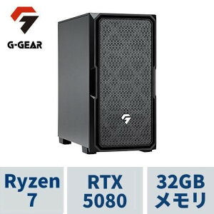 �Q�[�~���OPC G-GEAR GE7A-L261BH/NT2 Ryzen7 9800X3D /RTX5080 /32GB������ /2TB SSD /WiFi7+Bluetooth�Ή�