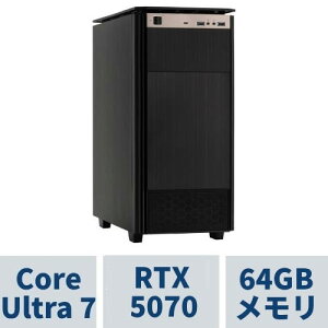 �N���G�C�^�[PC WA7J-H260BPH/NT1 CoreUltra7 270K Plus /RTX5070 /64GB������ /1TB SSD /WiFi7+Bluetooth�Ή�
