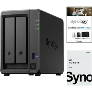 DiskStation DS725neo+/G [NAS�P�[�X�ENAS�L�b�g�iHDD�����j / 2�x�C / 2.5GbE�Ή� / Plus �V���[�Y / �K�C�h�u�b�N�t / �������K�㗝�X�i]