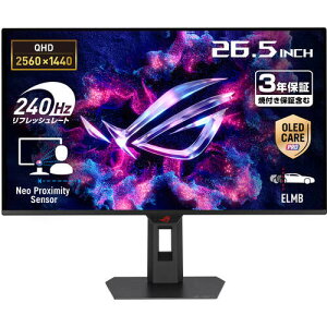 ROG Strix OLED XG27AQDMES 27�C���` WQHD(2560x1440) QD-OLED�Q�[�~���O���j�^�[