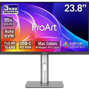 ASUS ProArt Display PA249CGV 23.8�C���` �t��HD �v���t�F�b�V���i�����j�^�[ 144Hz IPS�p�l��