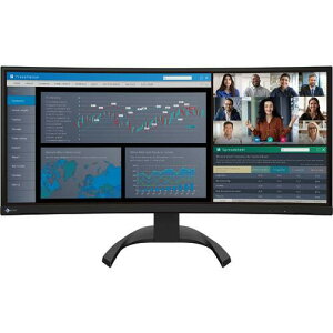 FlexScan EV3451X-BK 34.1�C���` �E���g�����C�h���j�^�[ 3440x1440 3800R �p�� IPS�p�l��