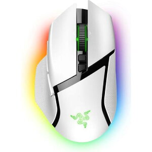 Basilisk V3 Pro White Edition �L��/USB���� 30000DPI 11�{�^�� ���C�����X�Q�[�~���O�}�E�X RZ01-04620200-R3A1
