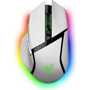 Basilisk V3 Pro 35K (White Edition) �L��/USB����/Bluetooth�Ή� �Q�[�~���O�}�E�X 11�{�^�� HyperScroll�`���g RZ01-05240200-R3A1