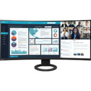 FlexScan EV3895-BK iubNj 37.5C` ȖʃEgCh(3840x1600) IPS USB Type-CΉ