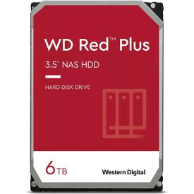 Western Digital ウエスタンデジタル WD60EFPX [3.5インチ内蔵HDD / 6TB / 5400rpm / WD Red Plusシリーズ / 国内正規代理店品]