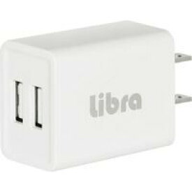 Libra 2.1A 2ポートAC-USB充電器 LBR-AD2USB21