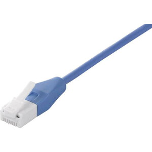 BUFFALO Cat6 �c���̐܂�Ȃ�LAN�P�[�u�� �X���� �X�g���[�g 20m �u���[ BSLS6SU200BL2