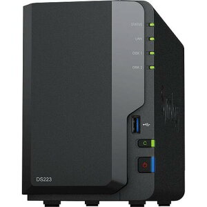 DiskStation DS223 [NASP[XENASLbgiHDDj / 2xC / 1GbE Ή / Value V[Y / K㗝Xi]