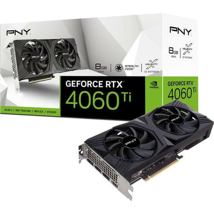 楽天市場】GeForce RTX 4060 Ti 8GB VERTO STANDARD DUAL FAN 