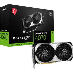 MSI GeForce RTX 4070 VENTUS 2X 12G OC [グラフィックボード]