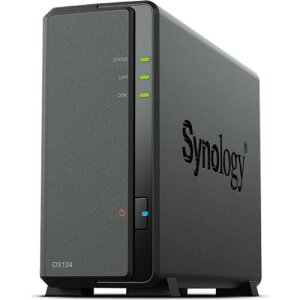 DiskStation DS124 [NASP[XENASLbgiHDDj / 1xC / 1GbE Ή / Value V[Y / K㗝Xi]