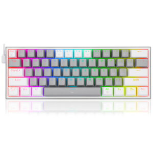 REDRAGON K617-RGBGWTI pz~jTCY Q[~OL[{[h JjJ Ԏ 60%TCY