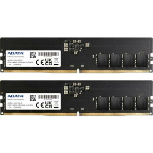 AD5U480032G-DT [fXNgbvp / DDR5 SDRAMi288pinj / 64GB(32GB × 2g)Zbg / DDR5-4800 CL40 / DDR5-4800 U-DIMM V[Y]