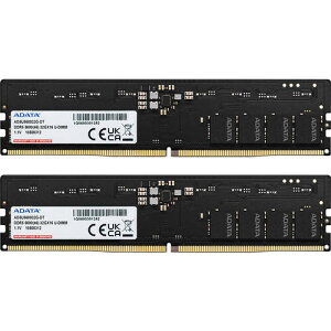 AD5U560032G-DT [fXNgbvp / DDR5 SDRAMi288pinj / 64GB(32GB × 2g)Zbg / DDR5-5600 CL46 / DDR5-5600 U-DIMM V[Y]