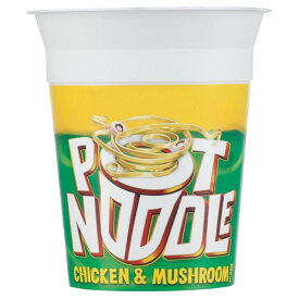 ポットヌードル チキン＆マッシュルーム味 Pot Noodle Chicken & Mushroom Flavour (90g) カップ麺 インスタントヌードル 常備食に 海外 【海外直送品】