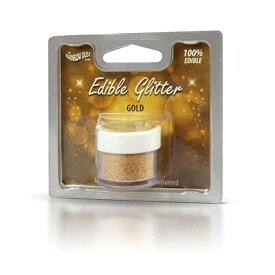 Rainbow Dust Gold Edible Glitter 5g レインボーダスト ゴールド グリッター 食用 製菓材料 トッピング ケーキ デコレーション 【英国直送品】