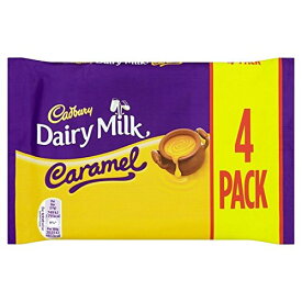 Cadbury Dairy Milk Caramel 37g x 4 bars 148g (Pack of 2) キャドバリー ミルクキャラメル 37g x 4本入り x2パック（計37g x8)