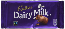 Cadbury Fairtrade Dairy Milk Chocolate Bar (200g) キャドバリーフェアトレード酪農ミルクチョコレートバー 200グラム