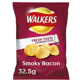 Walkers Crisps - Smoky Bacon (32.5g）ポテトチップス - スモーキーベーコン（ 32.5G ） (賞味期限: 製造日より12週間)