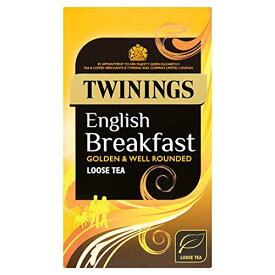 Twinings English Breakfast Loose Tea 125g 英国トワイニング イングリッシュ ブレックファースト 紅茶 茶葉 125g ルースティー 英国内製造【英国直送品】