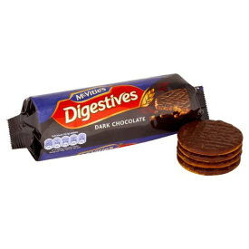 McVities Dark Chocolate Digestive （英国製　マクビティ・ダークチョコレートダイジェスティブ　ビスケット）300g x 3ケ　【並行輸入品】【海外直送品】