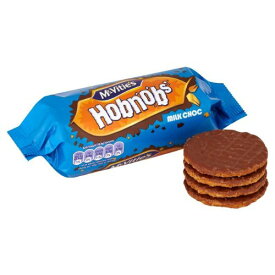 McVities Milk Chocolate Hob Nobs 262g x 2 英国製 マクビティ ミルクチョコレート ホブノブス 2パック【並行輸入品】【海外直送品】