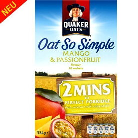 Quaker Oats - Oat So Simple - Mango & Passionfruit - 334g