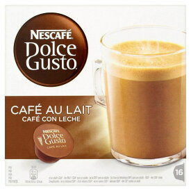 Nescafe Dolce Gusto Cafe Au Lait (Pack of 3, Total 48 Capsules)