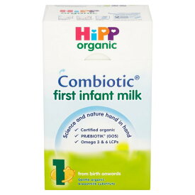 HiPP Organic Combiotic First Infant Milk 800g (0-12months) HiPP オーガニック 粉ミルク ベビーミルク みるく 赤ちゃん スイス【新生児-生後12ヶ月用】英国直送