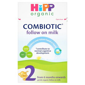HiPP Organic Combiotic Follow On Milk 800g (6-12months) HiPP オーガニック 粉ミルク ベビーミルク みるく 赤ちゃん スイス【生後6から12ヶ月用】英国直送