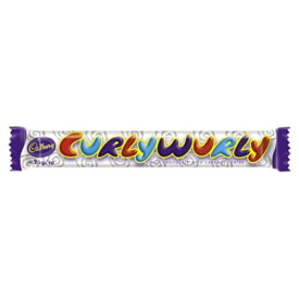 Cadbury Curly Wurly Chocolate Bar 21.5g (Pack of 20) キャドバリー カーリー ワーリー チョコレート 21.5gx20本 イギリス