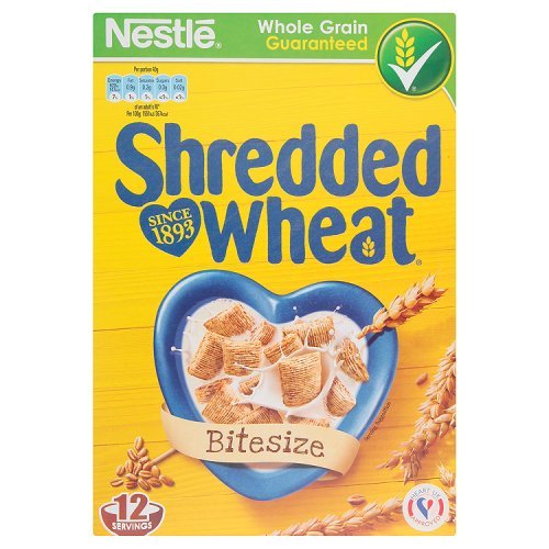英国より直送します Nestle - 在庫一掃 Shredded 500g 【期間限定送料無料】 Wheat Bitesize
