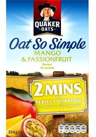 Quaker Oats - Oat So Simple - Mango & Passionfruit - 334g