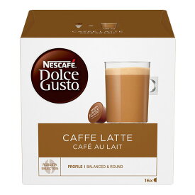 Nescafe Dolce Gusto Cafe Au Lait (Pack of 3, Total 48 Capsules)