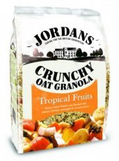 【高い素材】 英国より直送します Jordans Crunchy Cereal 円高還元 Tropical Fruit Jordan's 770g by