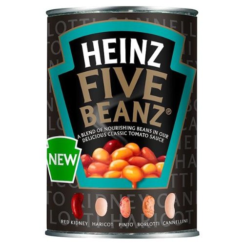 ディスカウント 英国より直送します Heinz Five 12x415g 出群 Beans
