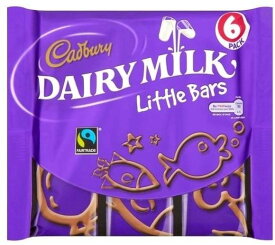 Cadbury Dairy Milk Little Bars (6 per pack - 124g) キャドバリー デイリーミルク ミニチョコバー チョコレート