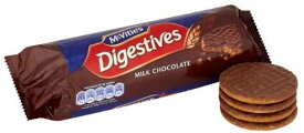 McVities Milk Chocolate Digestive （英国製　マクビティ・ミルクチョコレートダイジェスティブ　ビスケット）300g x 2ケ　【海外直送品】 [並行輸入品]