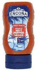 Encona West Indian Original Hot Pepper Sauce 285ML by Encona
